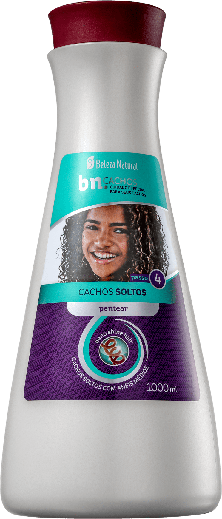 Beleza Natural Bn.Cachos Soltos - Creme de Pentear 1000ml