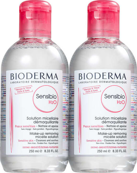 Kit Bioderma Sensibio H2O Combo - Águas Demaquilantes 2X250ml