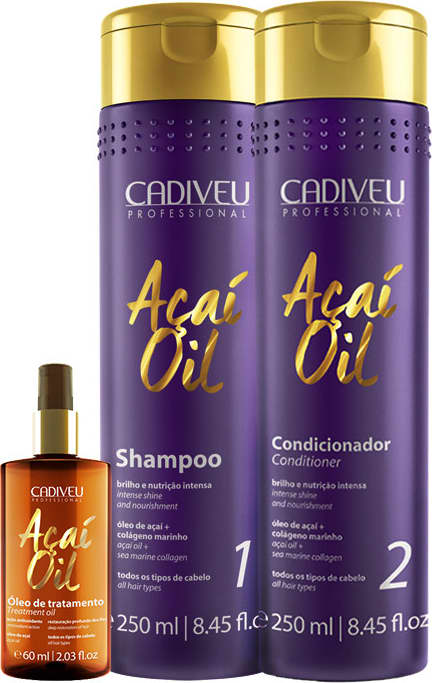 Kit Cadiveu Professional Açaí Oil Natural (3 Produtos)