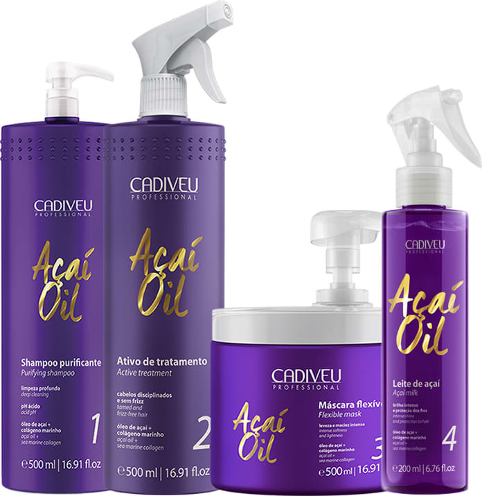 Kit Cadiveu Professional Açaí Oil Profissional (4 Produtos)