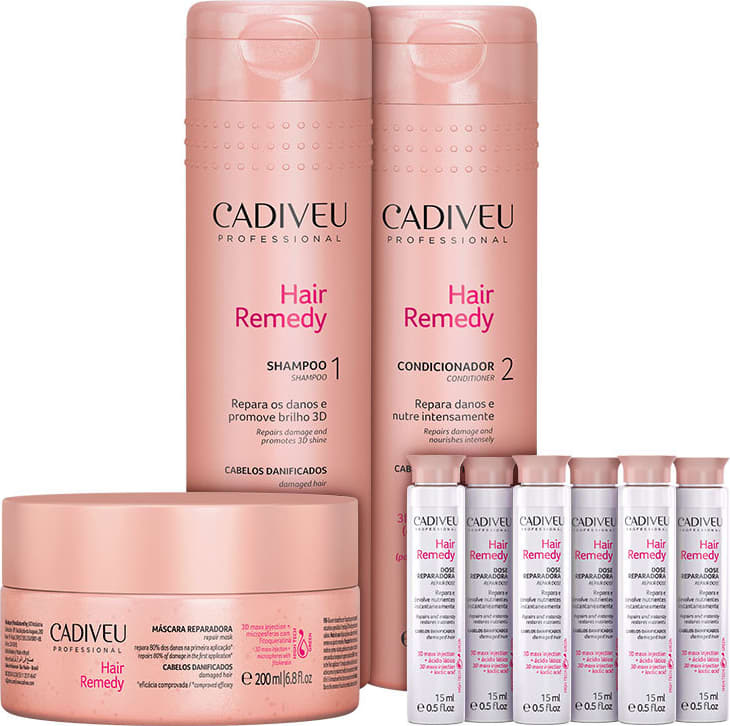 Kit Cadiveu Professional Hair Remedy (4 Produtos)