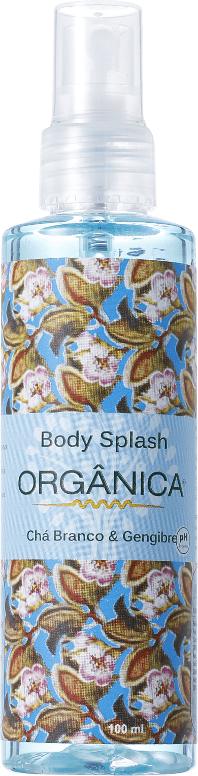 Chá Branco e Gengibre Orgânica - Body Splash Feminino 100ml