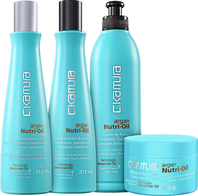 Kit C.Kamura Argan Nutri-Oil Moroccan (4 Produtos)