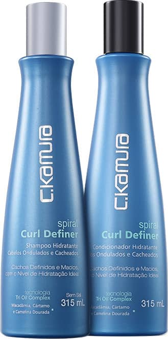 Kit C.Kamura Spiral Curl Definer Duo (2 Produtos)