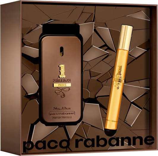 Conjunto 1 Million Privé Duo Paco Rabanne Masculino - Eau de Parfum 50ml + Travel Size 10ml