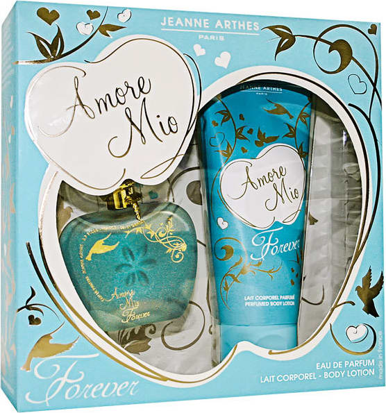 Conjunto Amore Mio Forever Jeanne Arthes Feminino - Eau de Parfum 100ml + Leite Corporal 200ml