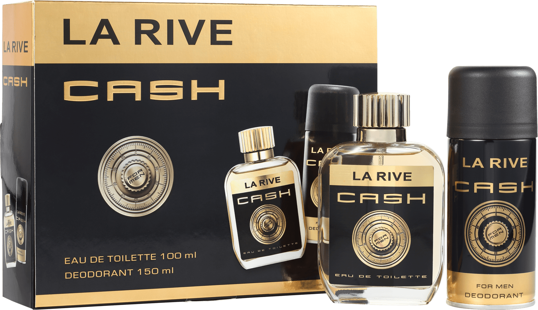 Conjunto Cash La Rive Masculino - Eau de Toilette 75ml + Desodorante 150ml