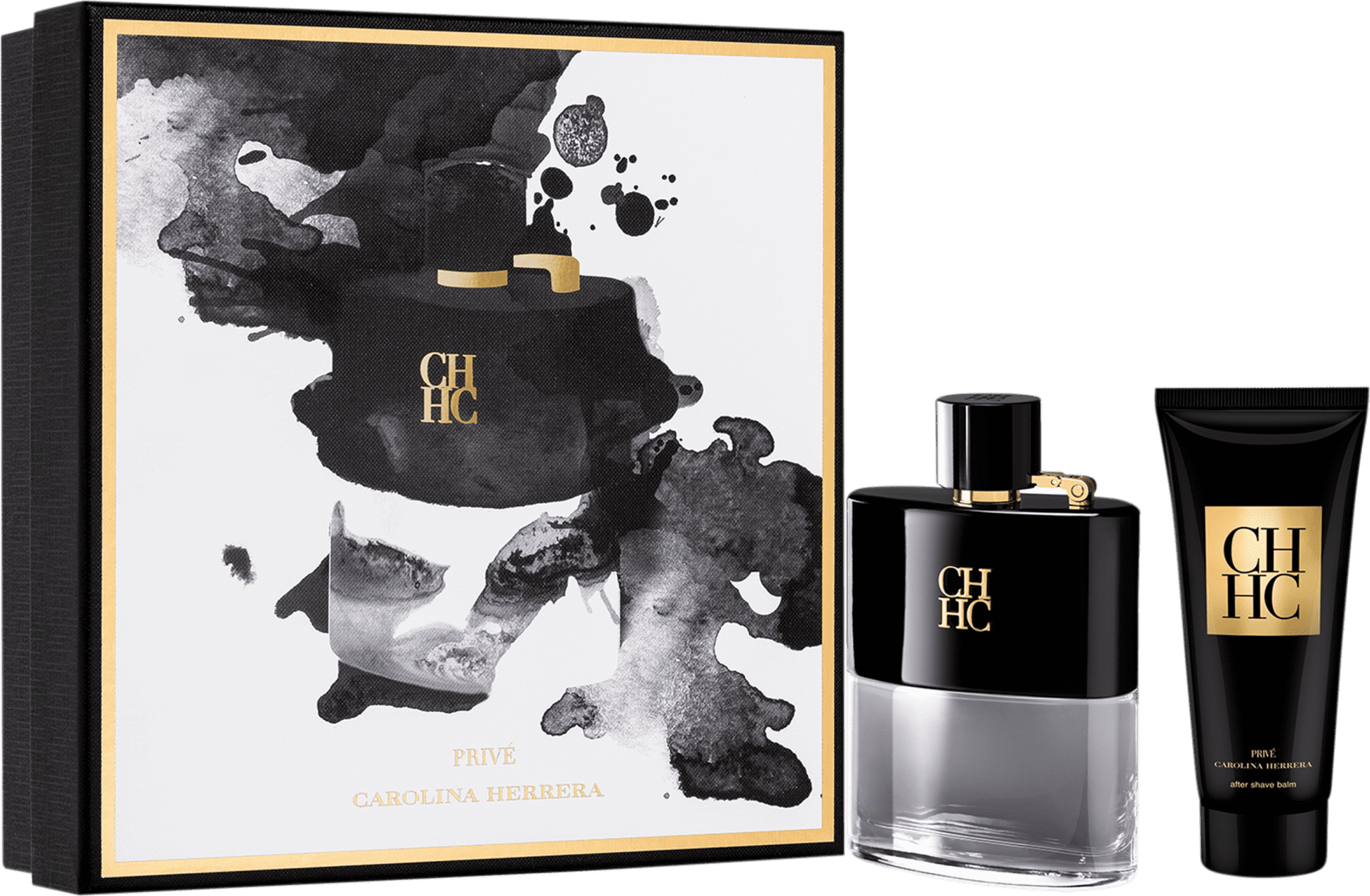 Conjunto CH Men Privé Carolina Herrera Masculino - Eau de Toilette 100ml + Pós-barba 100ml