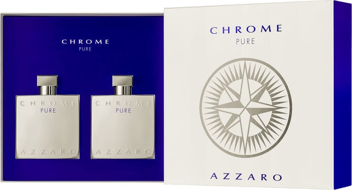 Conjunto Chrome Pure Azzaro Masculino - Eau de Toilette 100ml + Pós-Barba 100ml