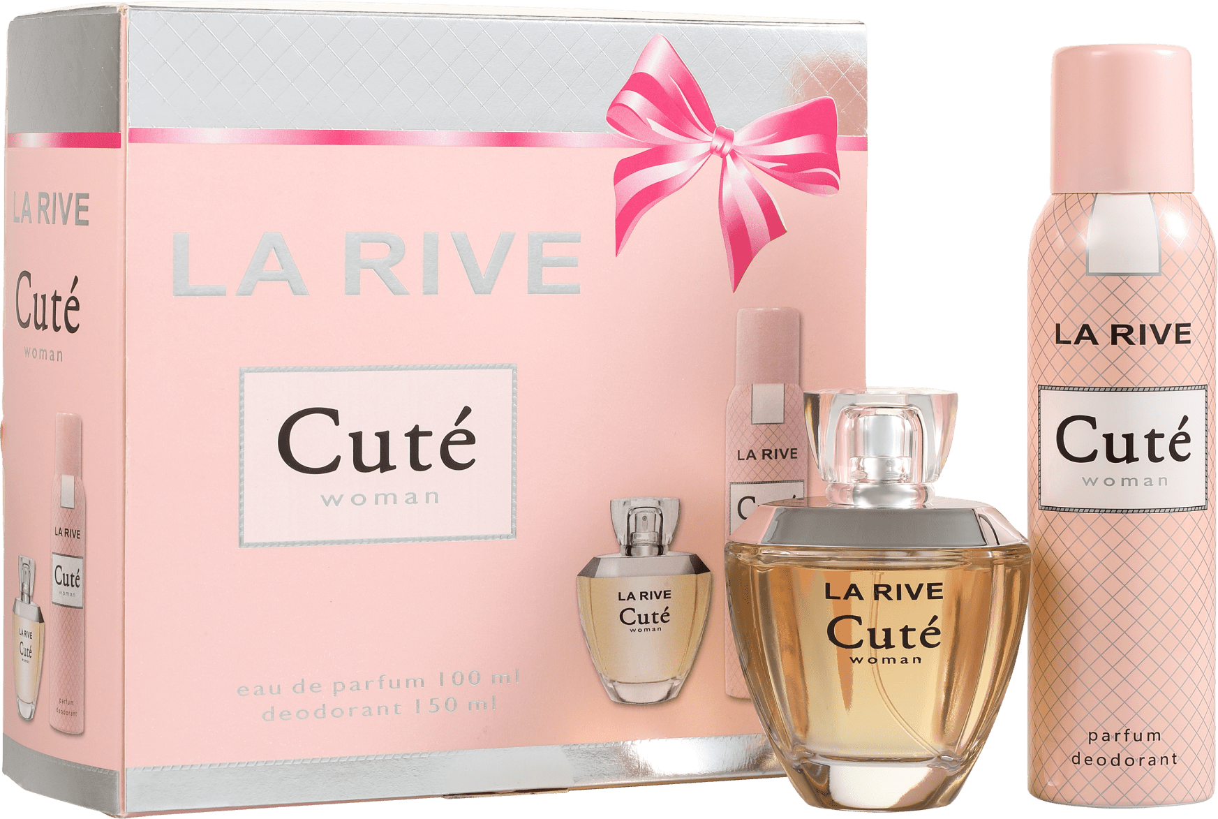 Conjunto Cuté La Rive Feminino - Eau de Toilette 100ml + Desodorante 150ml