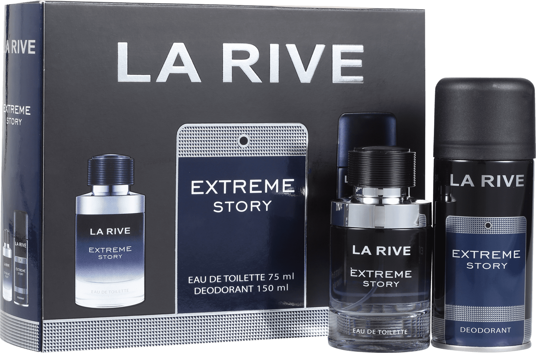 Conjunto Extreme Story La Rive Masculino - Eau de Toilette 75ml + Desodorante 150ml