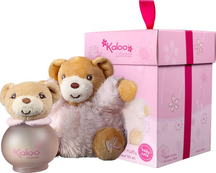 Conjunto Lilirose Kaloo Feminino - Água de Colônia 50ml + Ursinho de Pelúcia Rosa