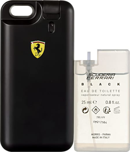 Conjunto Scuderia Ferrari Black Ferrari Masculino - Capa Para iPhone Eau de Toilette 25ml + Refil Eau de Toilette 25ml