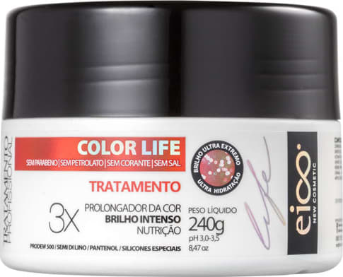 Eico Life Color Life Tratamento - Máscara Capilar 240g