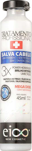 Eico Life Salva Cabelo Mega Dose - Ampola de Hidratação 45ml