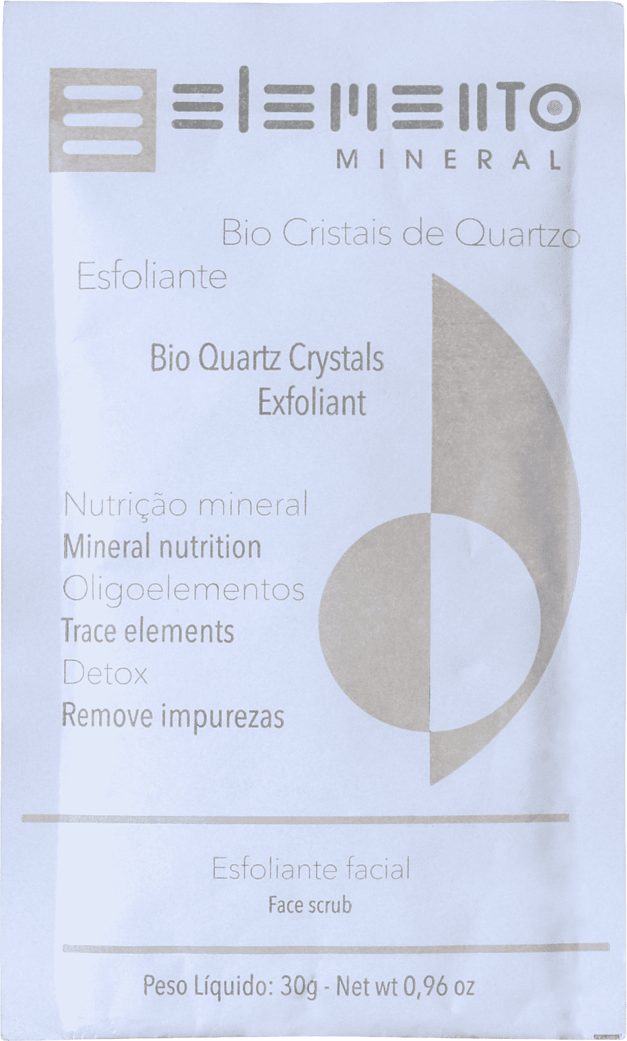 Elemento Mineral Bio Cristais de Quartzo - Esfoliante Facial 30g