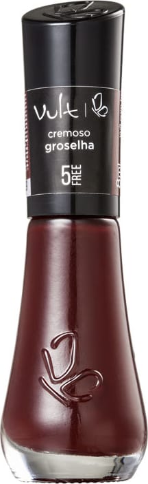 Vult 5Free Groselha - Esmalte Cremoso 8ml