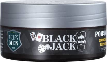 Felps Profissional Men Black Jack Black - Pomada Modeladora 120g