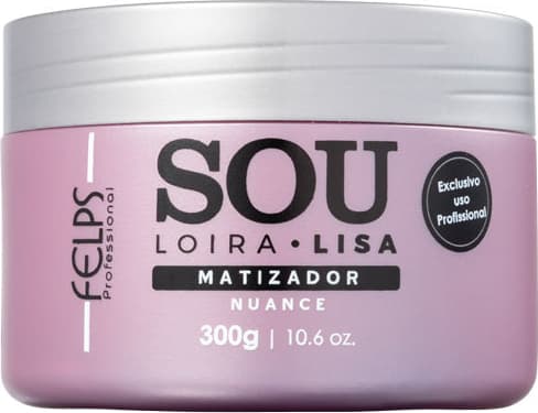 Felps Profissional XBlond Sou Loira Lisa - Redutor de Volume Matizador 300g