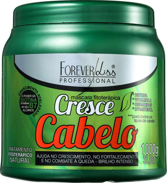 Forever Liss Professional Cresce Cabelo - Máscara Capilar 1000g