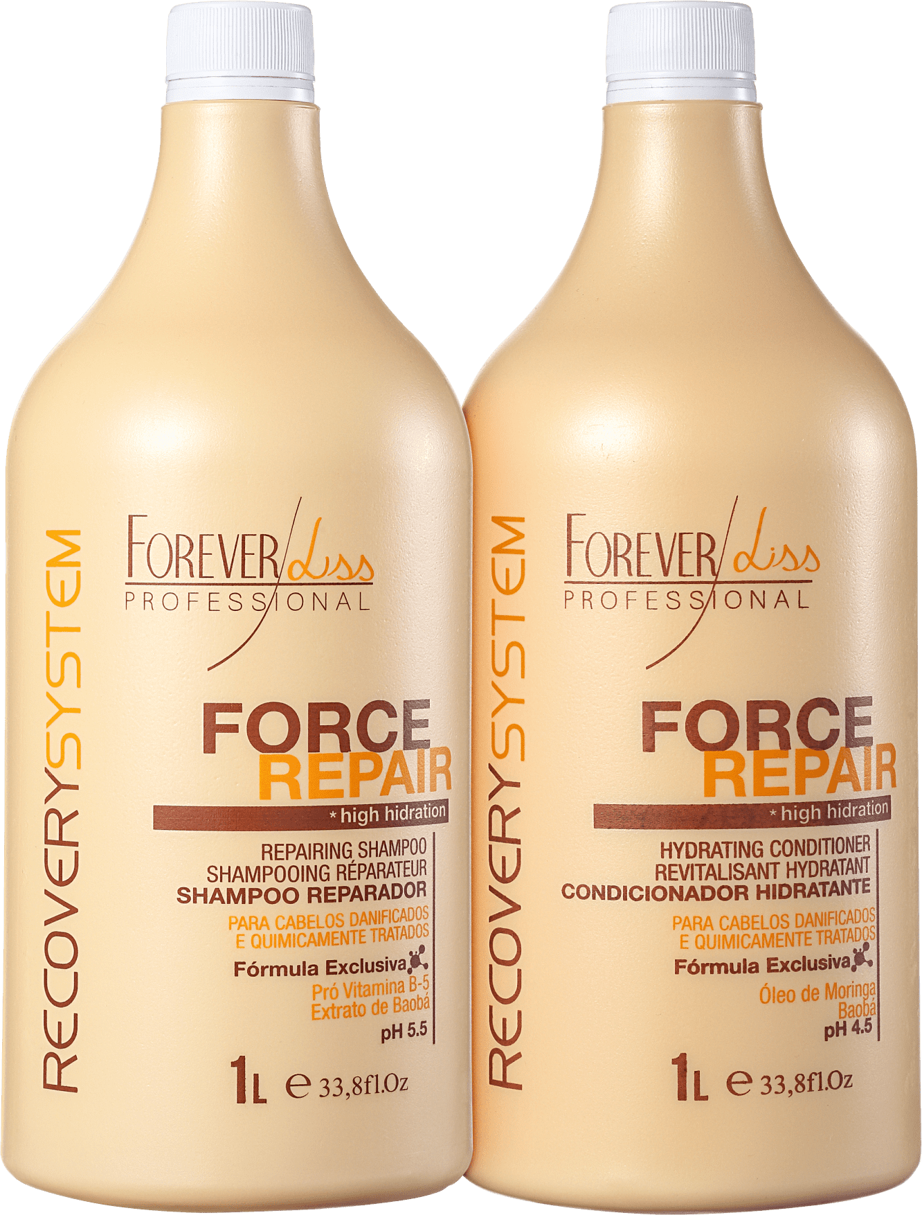 Kit Forever Liss Professional Force Repair Salon Duo (2 Produtos)