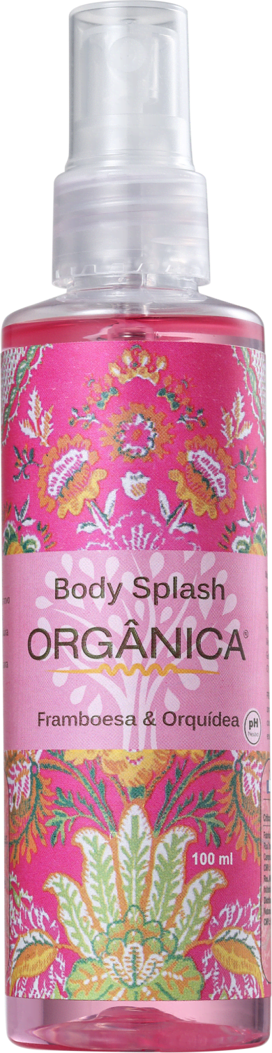 Framboesa e Orquídea Orgânica - Body Splash Feminino 100ml