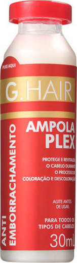 G.Hair Antiemborrachamento Plex - Ampola Capilar 30ml