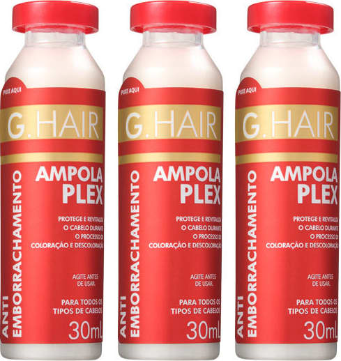 G.Hair Antiemborrachamento Plex - Ampolas Capilares 3x30ml