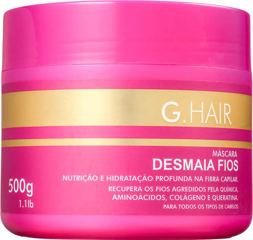 G.Hair Desmaia Fios - Máscara Capilar 500g