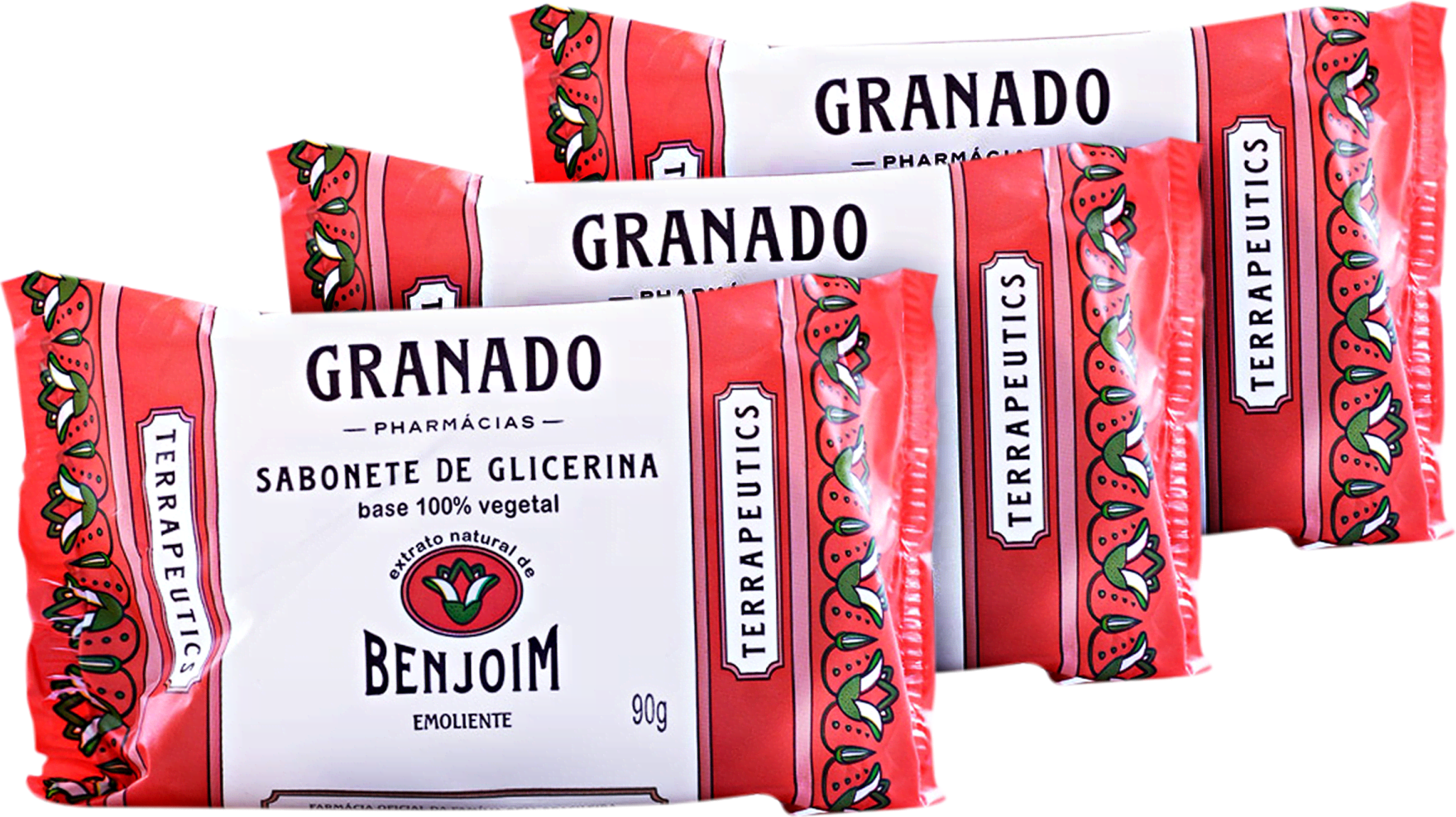 Granado Terrapeutics Benjoim de Glicerina - Sabonete em Barra 3x90g