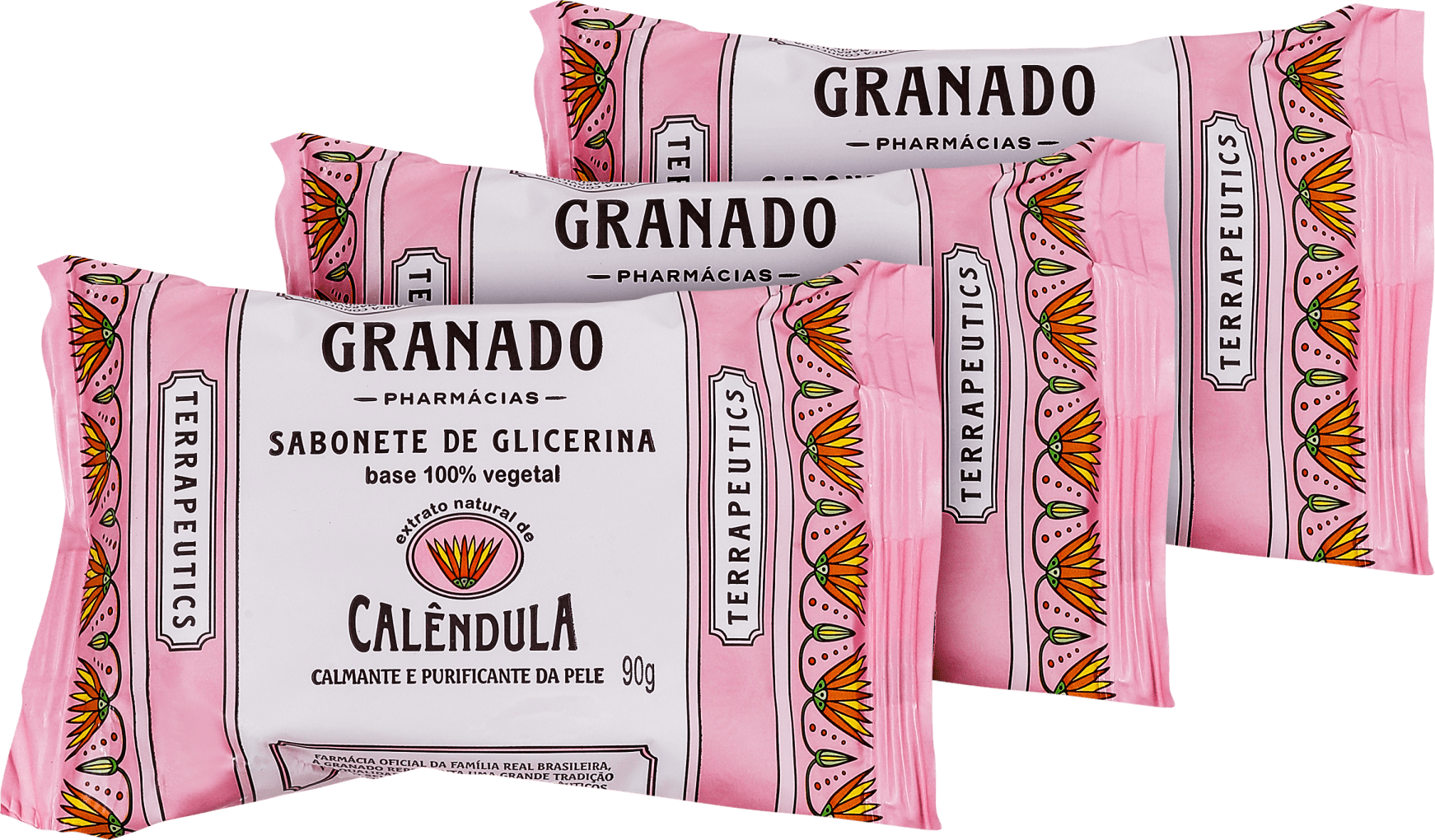 Granado Terrapeutics Calêndula - Sabonete em Barra 3x90g