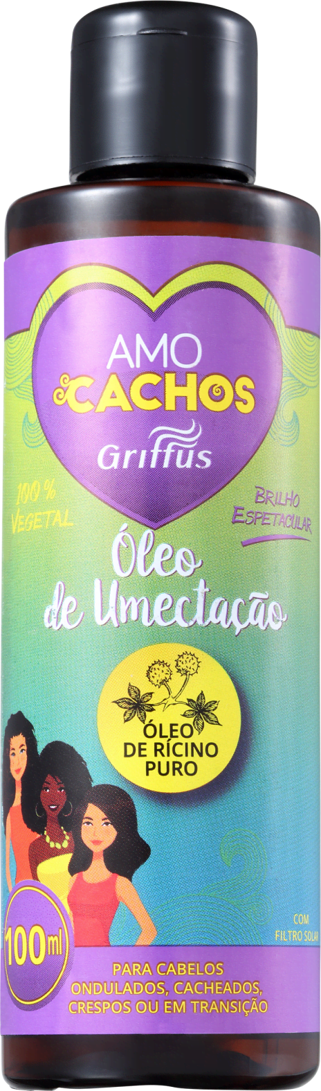 Griffus Amo Cachos Óleo de Umectação Rícino - Óleo Capilar 100ml