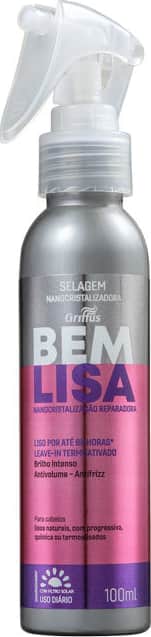 Griffus Bem Lisa Selagem Nanocristalizadora - Spray Alisador Temporário 100ml