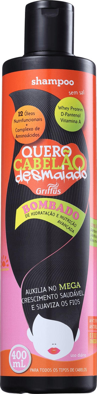 Griffus Quero Cabelão Desmaiado - Shampoo 400ml