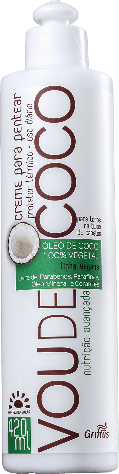 Griffus Vou de Coco - Creme de Pentear 420ml