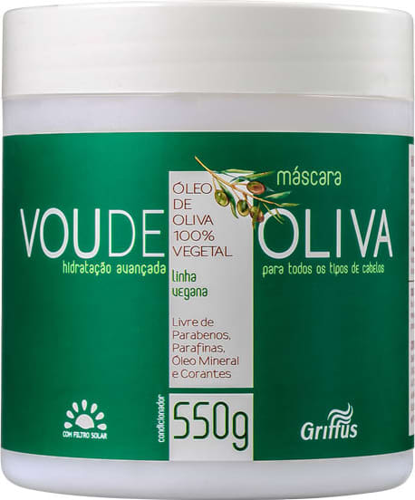 Griffus Vou de Oliva - Máscara Capilar 550g