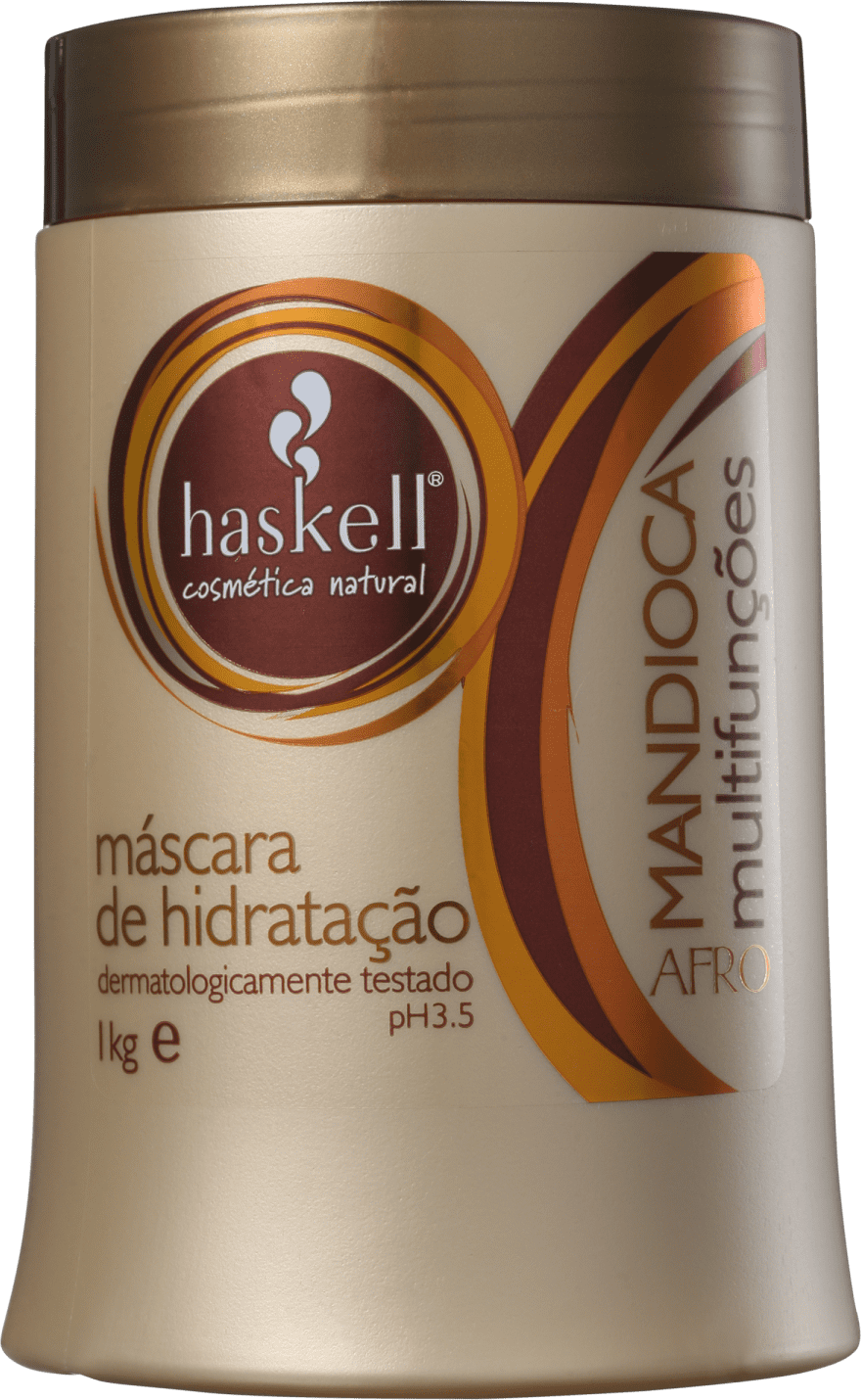 Haskell Mandioca Multifunções Afro - Máscara de Hidratação 1000g
