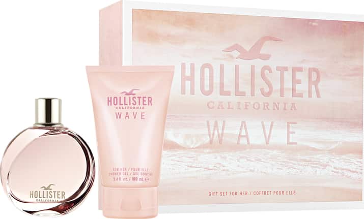 Conjunto Wave For Her Hollister Feminino - Eau de Parfum 100ml + Gel de Banho 100ml