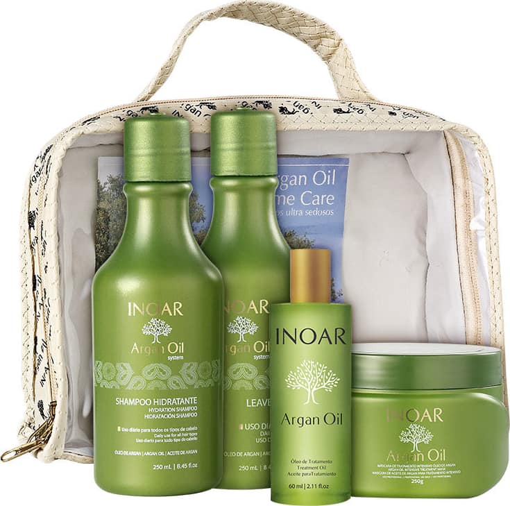 Kit Inoar Argan Oil System Home Care (4 Produtos)