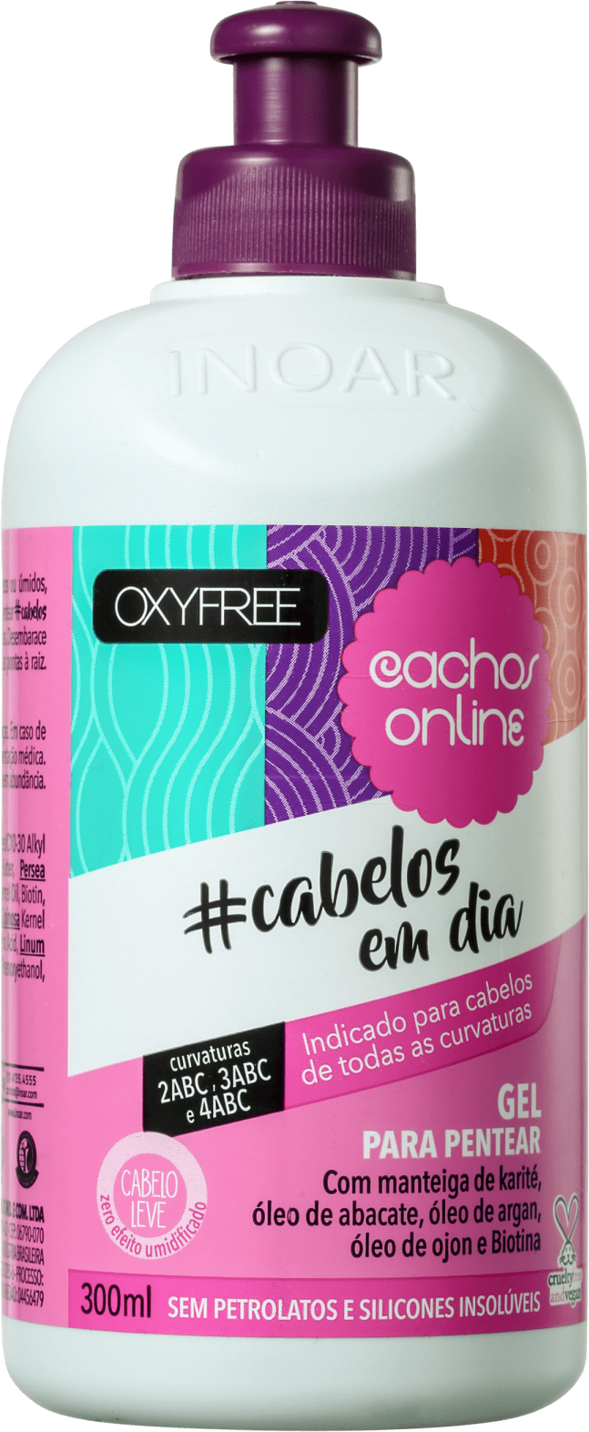Inoar Cachos Online #Cabelos em Dia - Gel Fixador 300ml