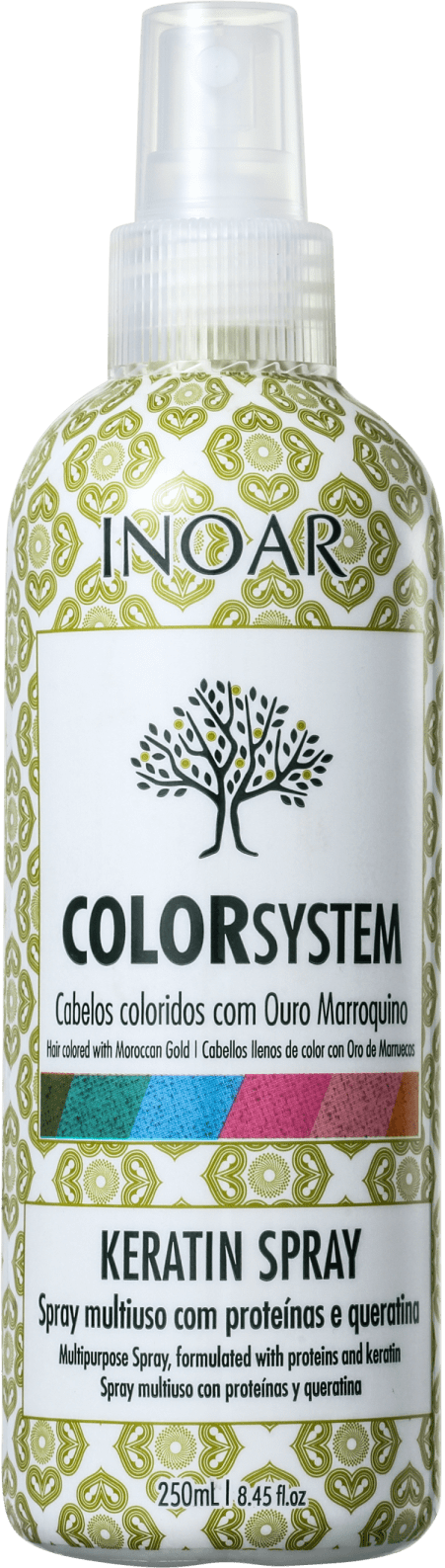 Inoar Color System Keratin Spray - Tratamento Reconstrutor 250ml