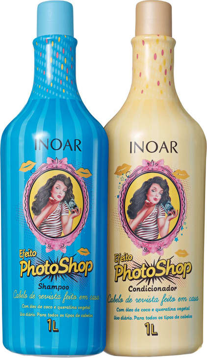 Kit Efeito Photoshop (Shampoo e Condicionador) 1000ml