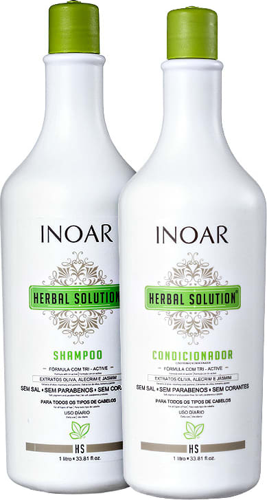 Kit Herbal Solution (Shampo e Condicionador) 1000ml