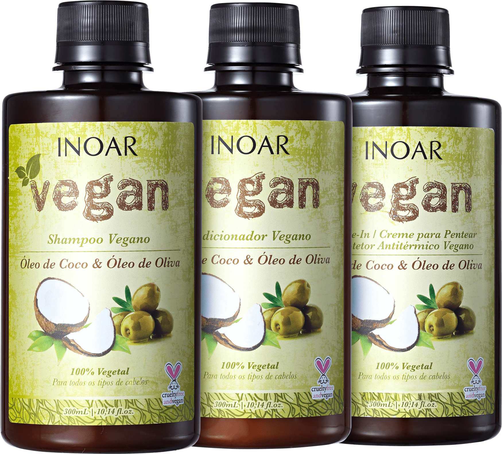 Kit Inoar Vegan Proteção Diária (3 Produtos)