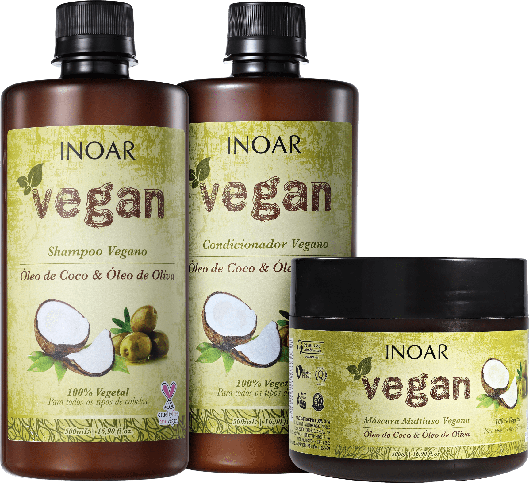 Kit Vegan Tratamento Salon (3 Produtos)