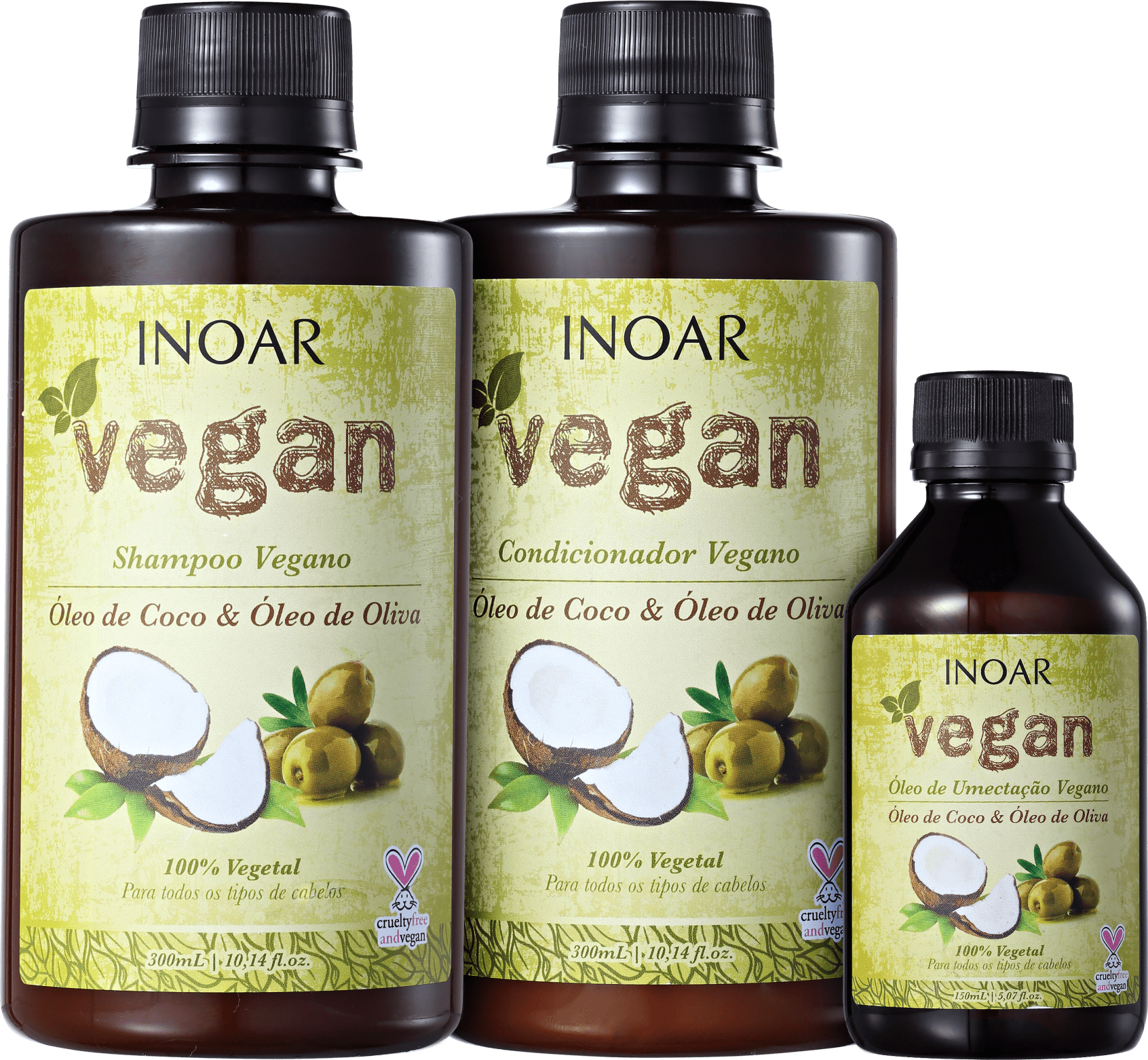 Kit Vegan Umectação (3 Produtos)