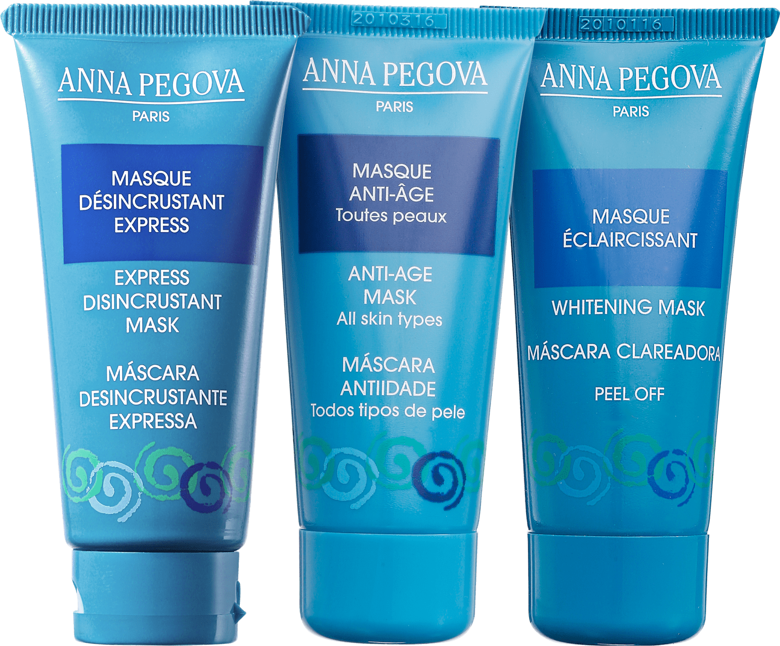 Kit Anna Pegova Máscaras Rejuvenescedoras (3 produtos)