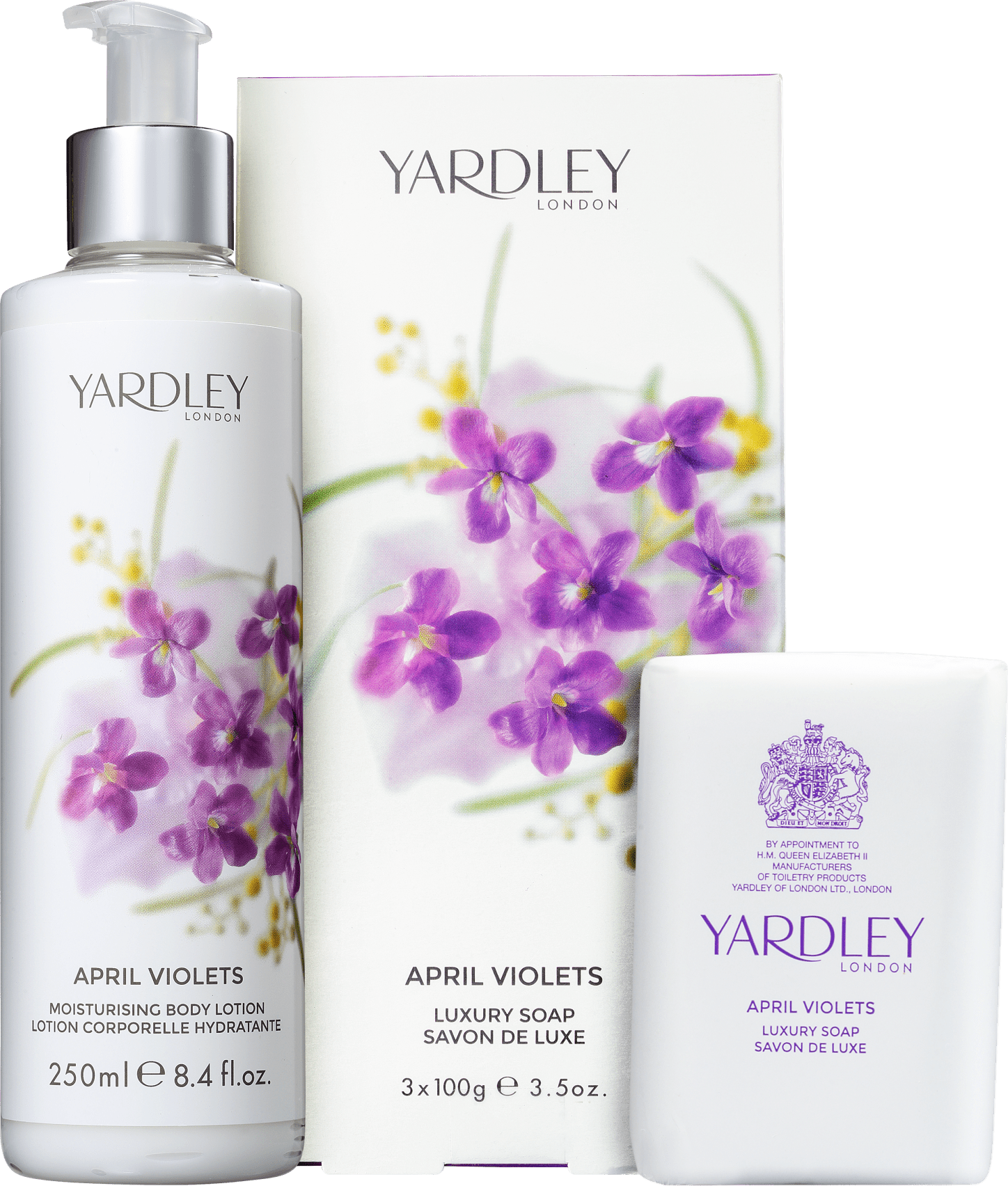 Kit Banho Yardley April Violets (2 Produtos)