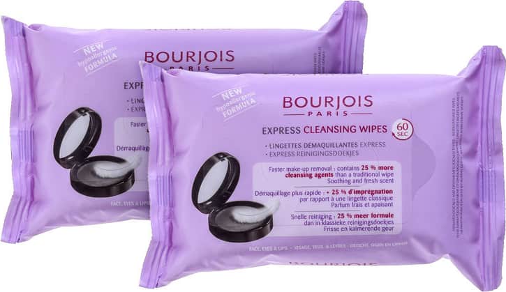 Kit Bourjois Express Cleansing Wipes (2 Produtos)