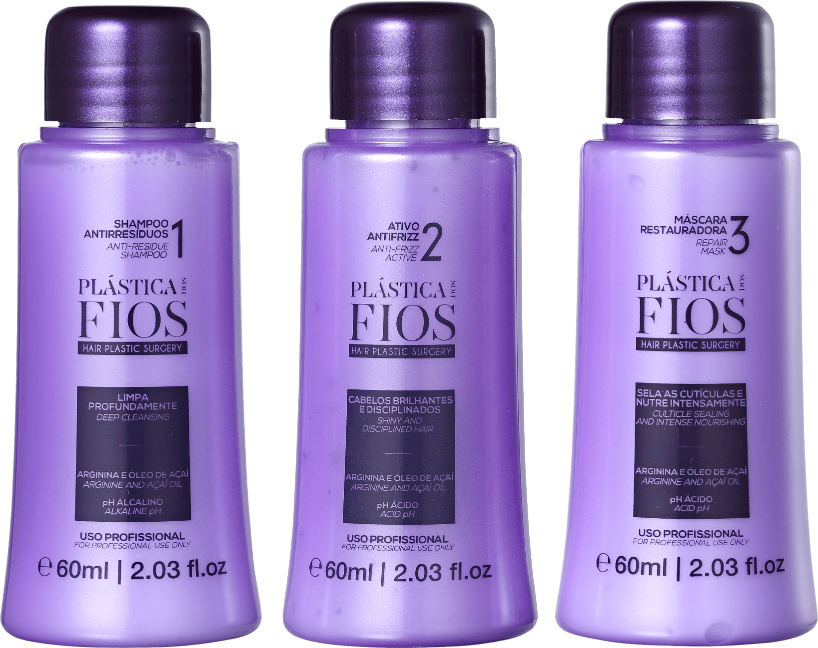 Kit Cadiveu Professional Plástica dos Fios Completo (3 Produtos)